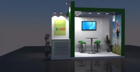 Simulare 3D stand Teva