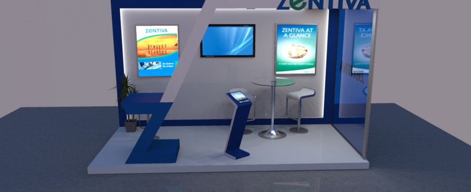 Simulare 3D stand Zentiva